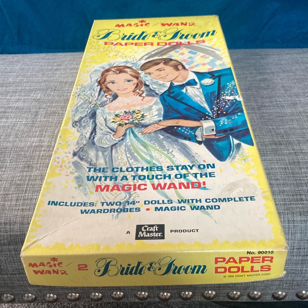 Vintage, Magic Wand, Bride & Groom, Paper Dolls
